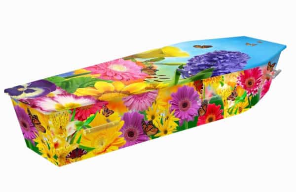 Caskets Butterflies&flowers